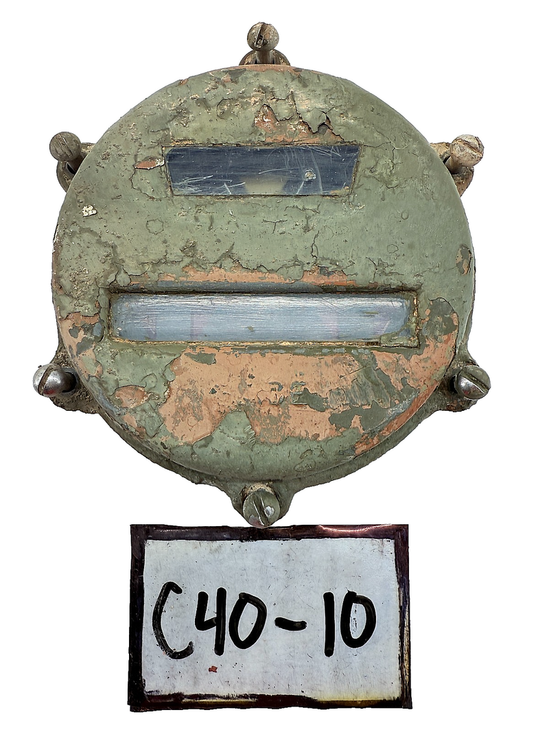 OEM 1950s Kaiser Willy M38 MC Jeep Rear Stop Light Turn Signal Lens Cover C40-10