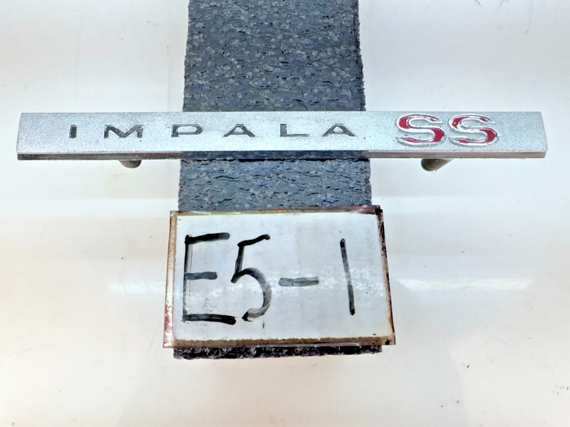 OEM 1966 Chevrolet Chevy Impala SS Glove Box Emblem Badge 3891457 E5-1