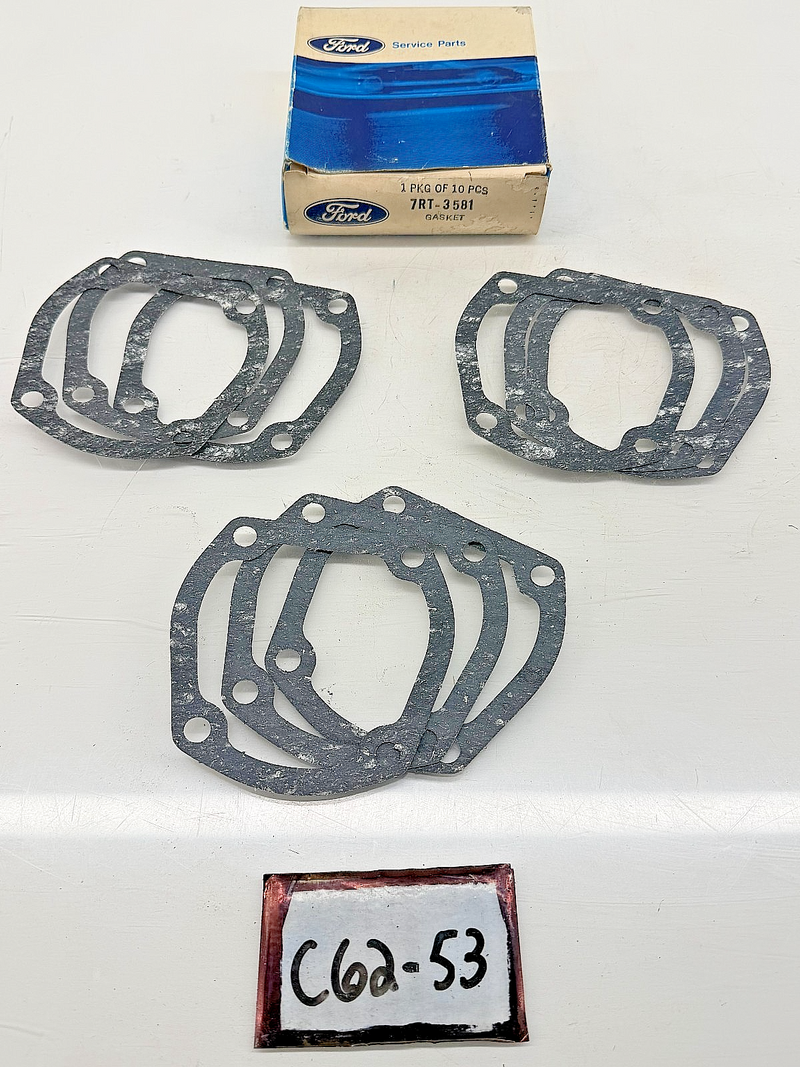 NOS 1939 - 1953 Ford Mercury Carburetor Base Gasket Package 7RT-3581 C62-53