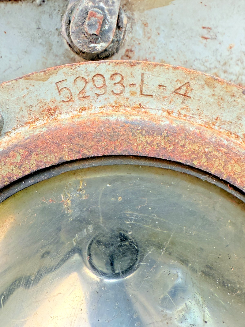Original WWII Navy Battery Lantern 9-S 5293L Type JR-IS Delta STEAM PUNK B78-19