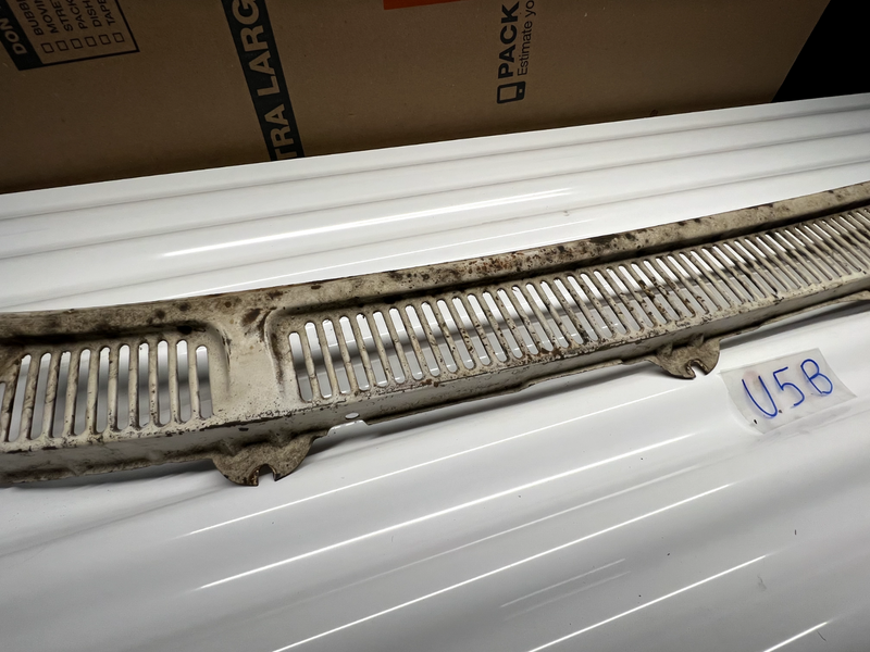 OEM 1960 Chevy Impala Windshield Wiper Cowl Vent Grill Panel Belair U5B-8