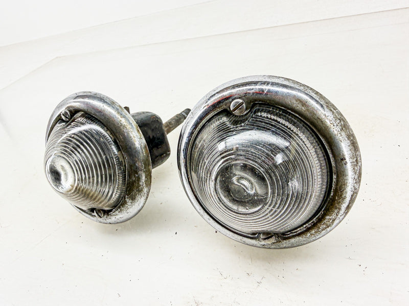 Vintage 1940s 1950s GM CHEVY GUIDE F-45 BACKUP LAMP PAIR C78-14