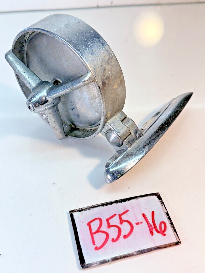 Original Vintage 1950s Yankee Tri-Bar Side View Mirror Classic Car 40100 B55-16