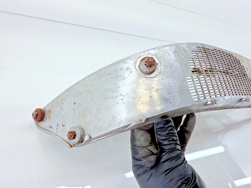 1956 CADILLAC SEDAN COUPE DEVILLE DASH MOLDINGS RADIO HEATER BEZEL TRIM B45-33