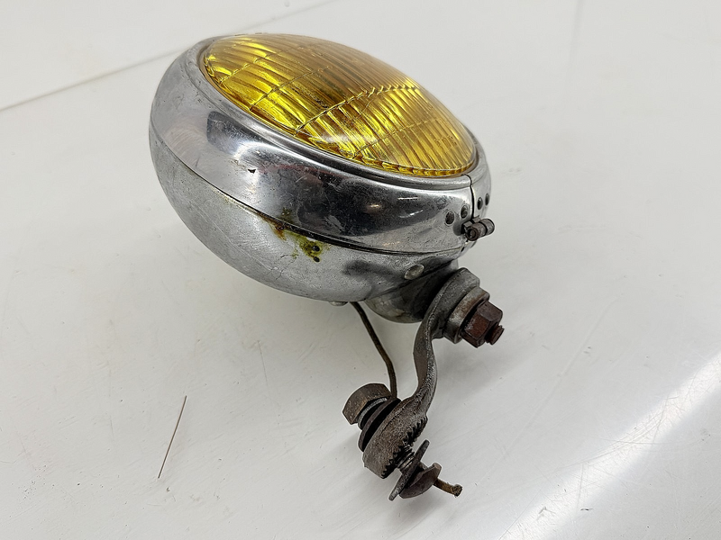 Vintage AUTO LAMP Model 10 Fog Lamp & Bracket Driving Light HOT RAT ROD C36-64