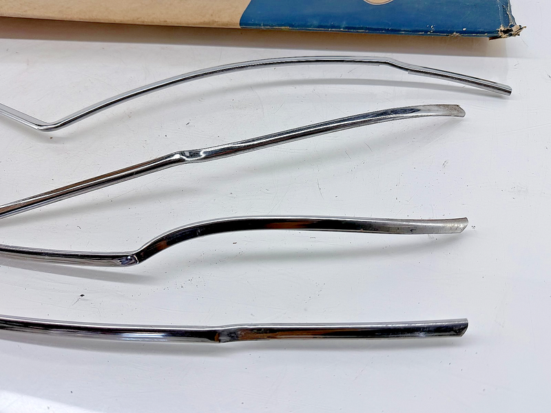 NOS 1966 1967 FORD FAIRLANE DOOR EDGE GUARDS KIT 4 DOOR C6OZ-5420910-A B41-15