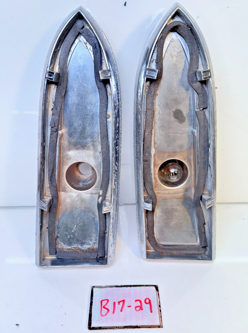 Vintage OEM 1958 EDSEL Pair of RH LH OUTER TAILLIGHT 58 B17-29