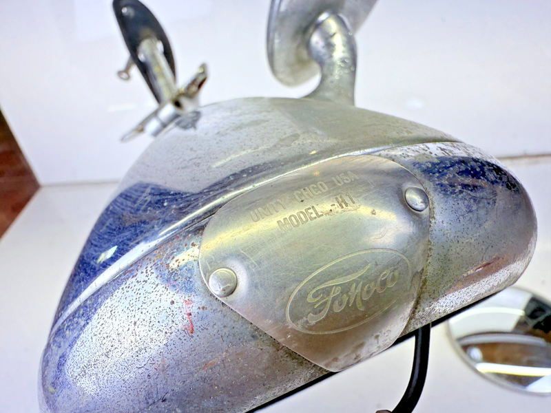 Vintage Unity Model H1 Spotlight w/ Mirror Hot Rod Lead Sled FORD C26-10