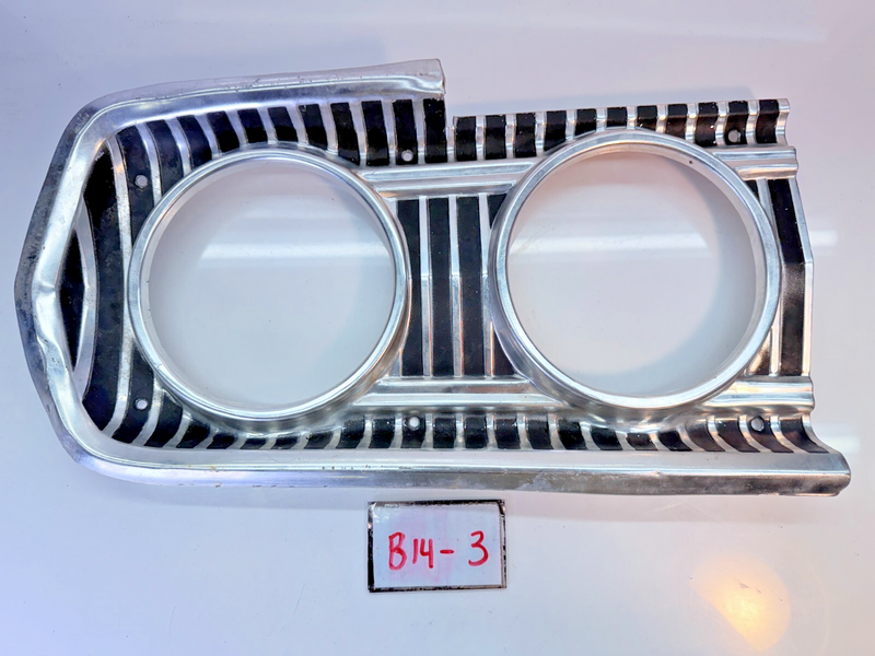 OEM 1965 Dodge Coronet 500 Deluxe 440 LH Headlight Bezel Molding R/T B14-3