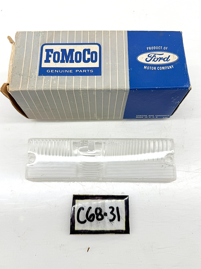 NOS 1958 FORD THUNDERBIRD PARK LIGHT LENS FSPT-58 LH C68-31