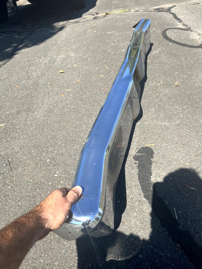 OEM Original 1969 69 CHEVELLE MALIBU CHROME REAR BUMPER STRAIGHT