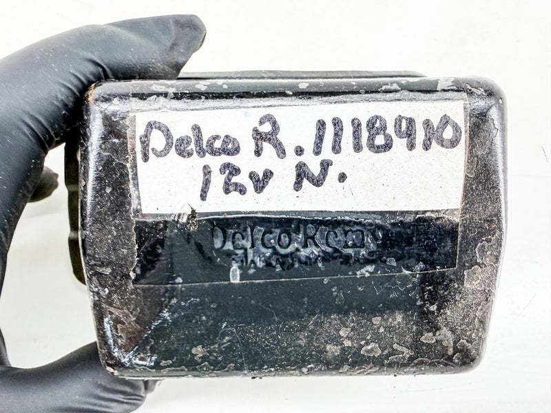 Vintage GM DELCO REMY 12 VOLT VOLTAGE REGULATOR 1118910 C47-86