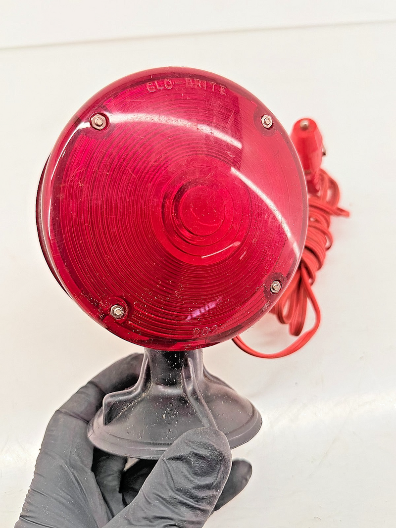 NOS SWISS BLINKER SAFETY LIGHT in Original Box GLO-BRITE 202 C57-81