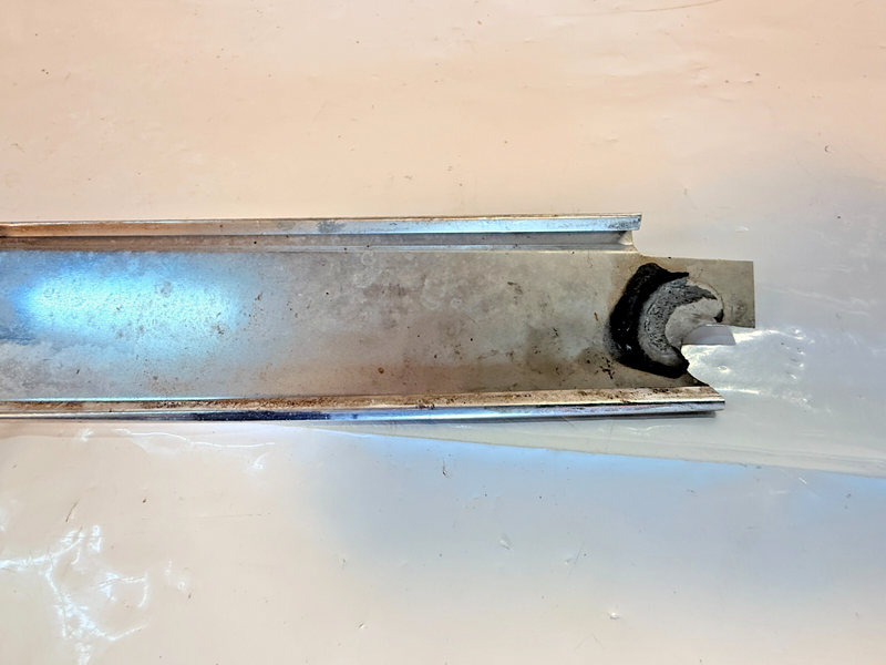 RARE OEM 1964 Ford Fairlane 500 Front Bumper Filler Panel TRIM MOULDING S1-69