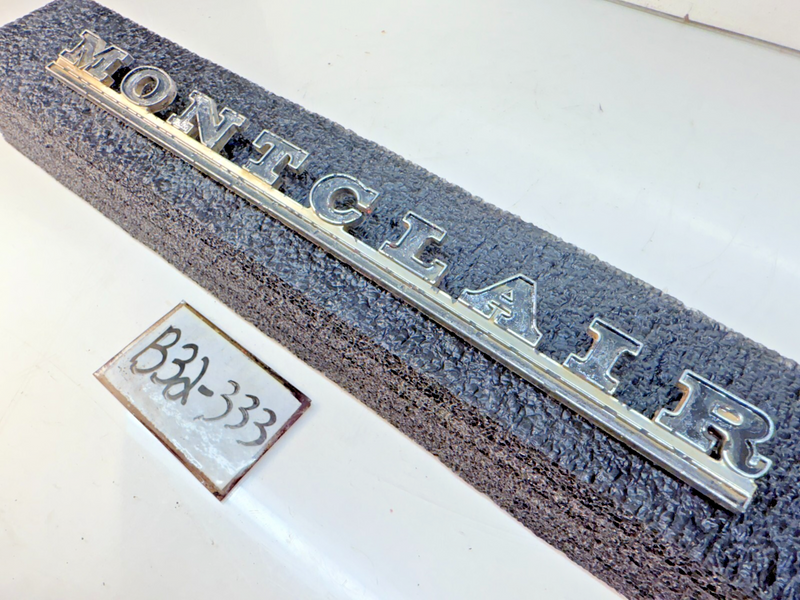 OEM 1966 Mercury Montclair Quarter Panel Script Name Plate Left or Right B32-333