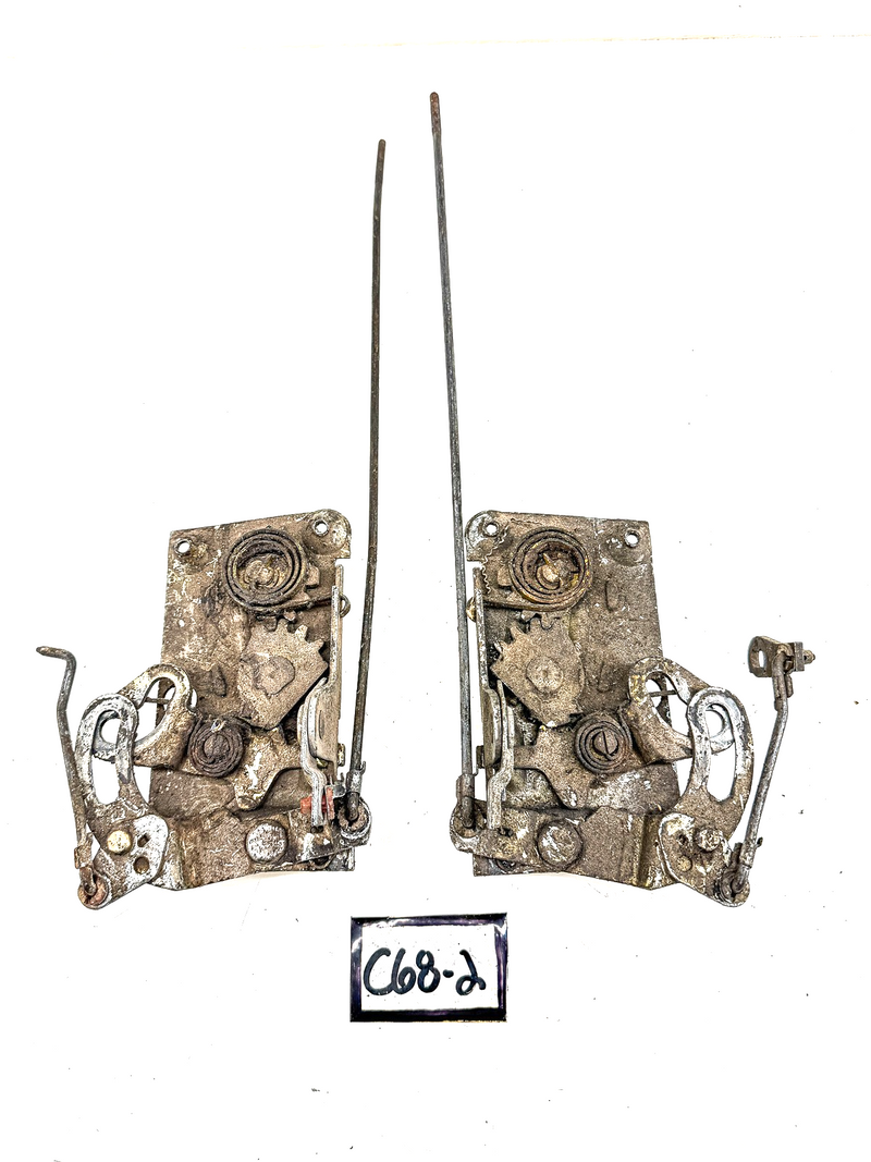 OEM 1964 - 1966 FORD FALCON MUSTANG DOOR LATCH PAIR LH RH C78-2