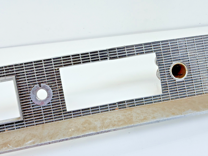1956 CADILLAC SEDAN COUPE DEVILLE DASH MOLDINGS RADIO HEATER BEZEL TRIM B45-33