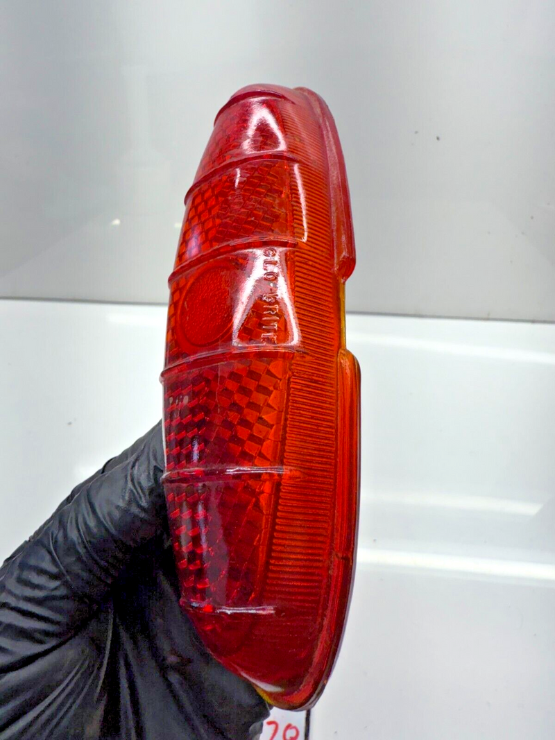 OEM 1940 - 1950 Ford Glass Tail Light Lens Glo-Brite / Stimsonite 214-314 C22-28