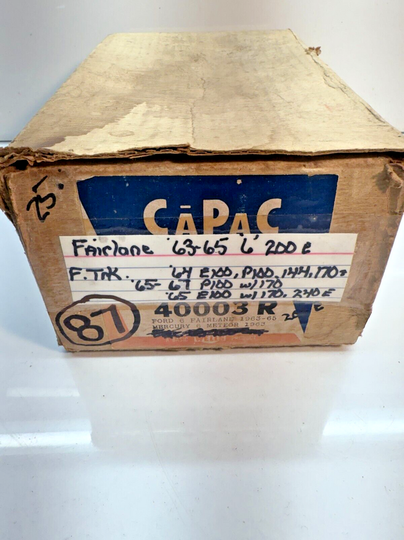 NORS FUEL PUMP 40003 1963 1964 1965 FORD FAIRLANE FALCON COMET TRUCK 6CYL F-87