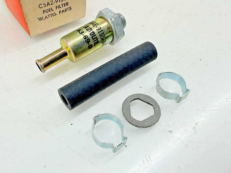 (1) NOS 1965 - 1969 Ford Mustang Galaxie Fuel Filters FG-15 C5AZ-9155-B C75-8