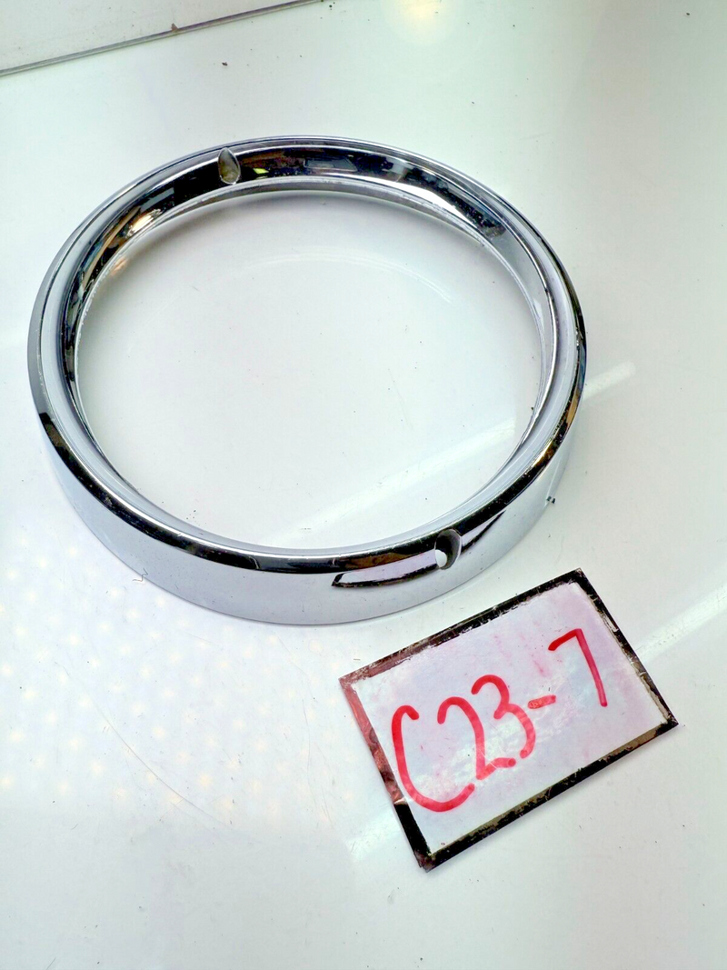 OEM 1963 Buick Special  Inner Headlamp Headlight Chrome Bezel 5954315 63 C23-7