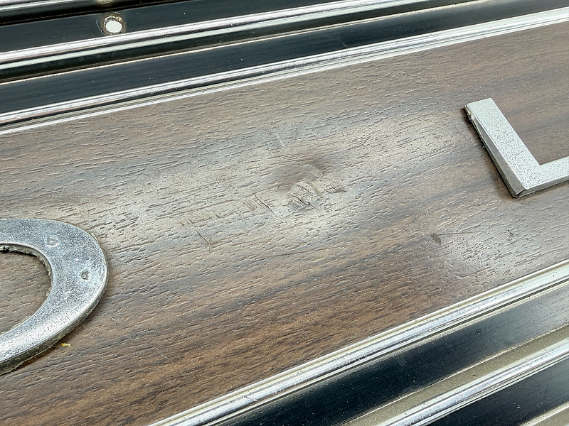 OEM 1967 1969 1970 1971 1972 CHEVY TRUCK BLAZER WOODGRAIN TAILGATE BAND PANEL