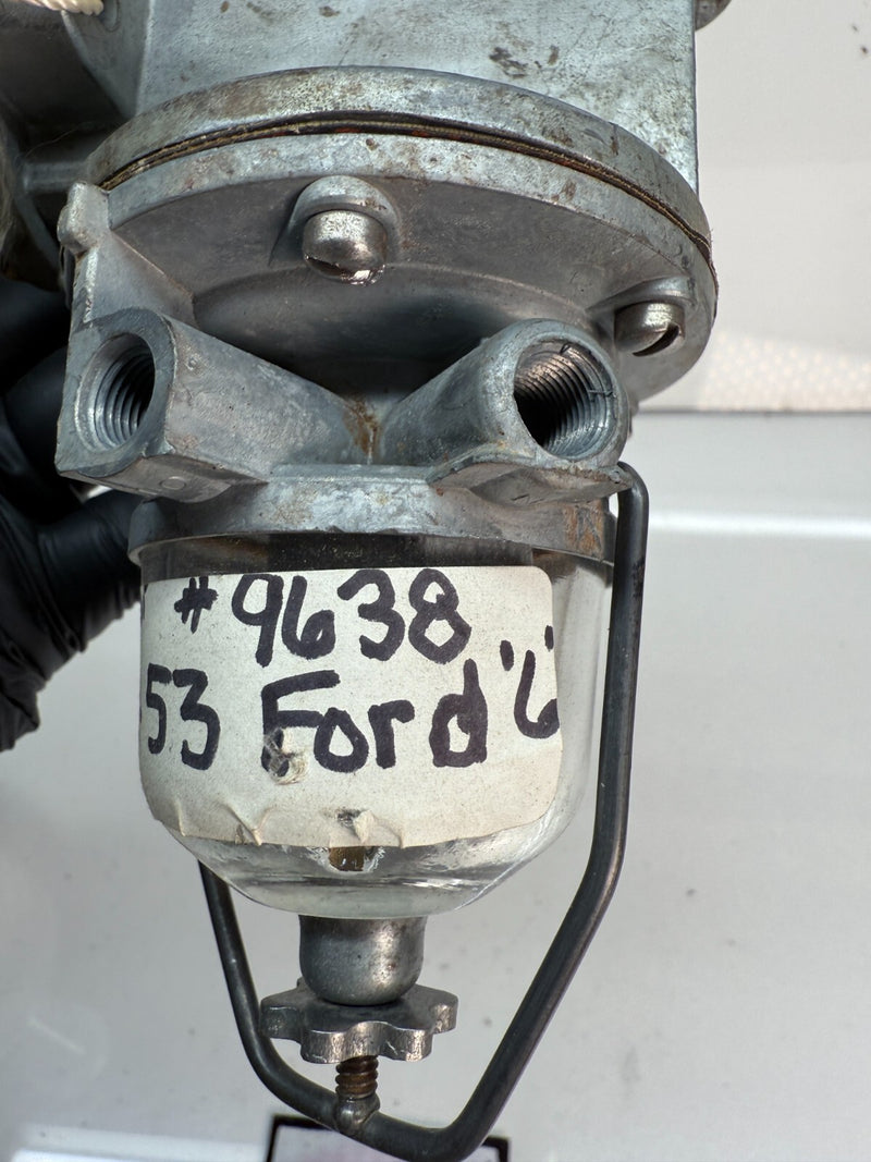 NORS 1952 1953 FORD 6 CYLINDER DUAL ACTION FUEL PUMP AC 9638 52 53 C21-19