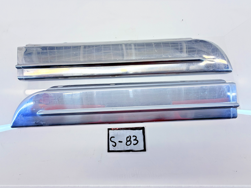 Vintage OEM 1949 Oldsmobile Model 76 88 Front Fender Rocker Molding Set S83