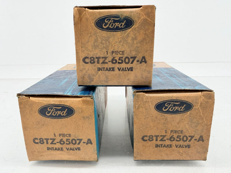 (3) NOS 1968 Ford F-100 Pickup Truck Intake Valve Ford C8TZ-6507-A C66-2