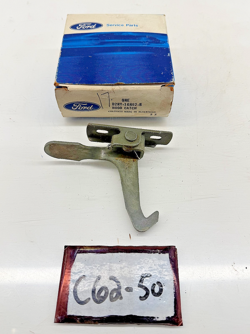 NOS 1971 1972 Ford Mustang Mercury Capri Hood Catch Hook D2RY-16892-B C62-50