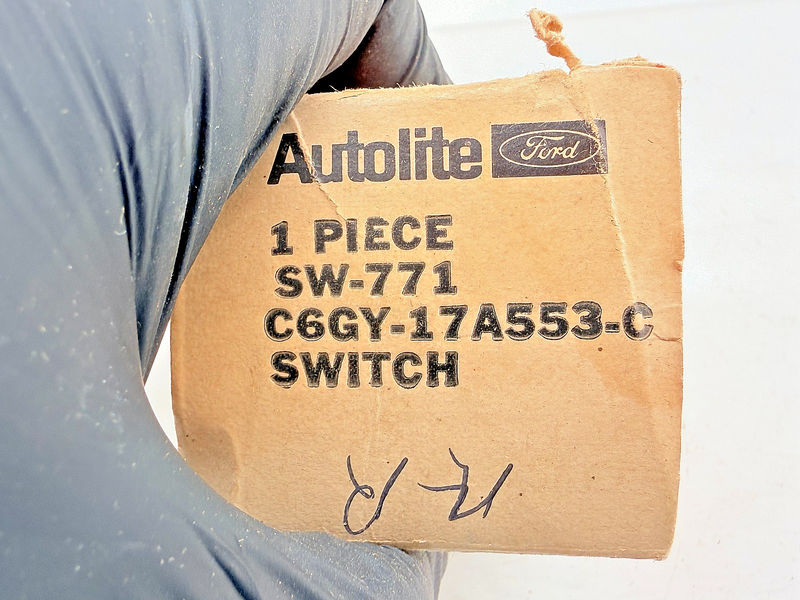 NOS 1966 MERCURY COMET W/O INTERMITTENT WINDSHIELD WIPER SWITCH C6GY17A553C C61