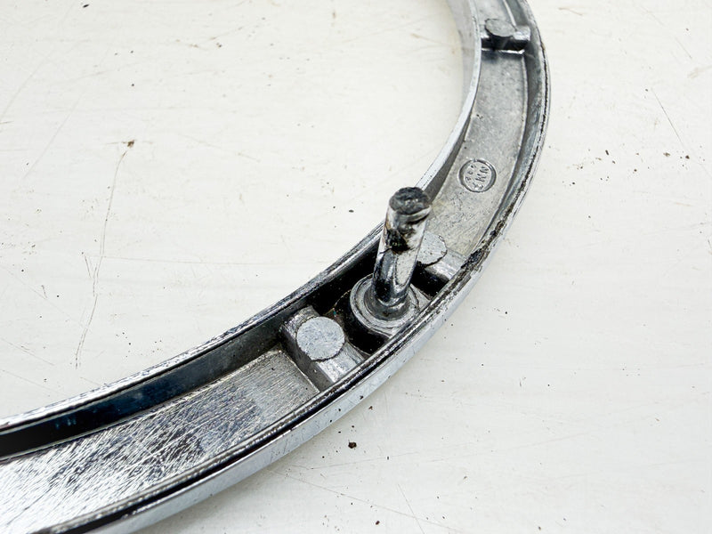 OEM 1958 - 1961 C1 Chevy Corvette Chrome Front Rear Emblem Bezel 3740239 C79-45