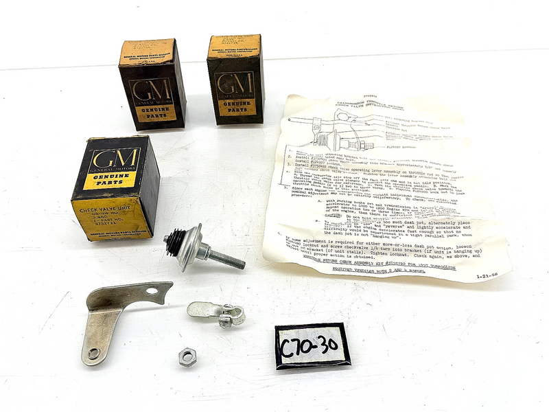 1- NOS 1957 Chevrolet BelAir Carburetor Throttle Return Check Valve Unit 3752722