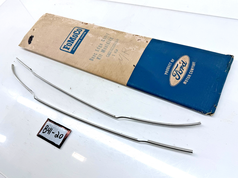NOS 1968 1970 Ford Falcon DOOR EDGE GUARDS Moldings C8DZ-6220910-A B41-20