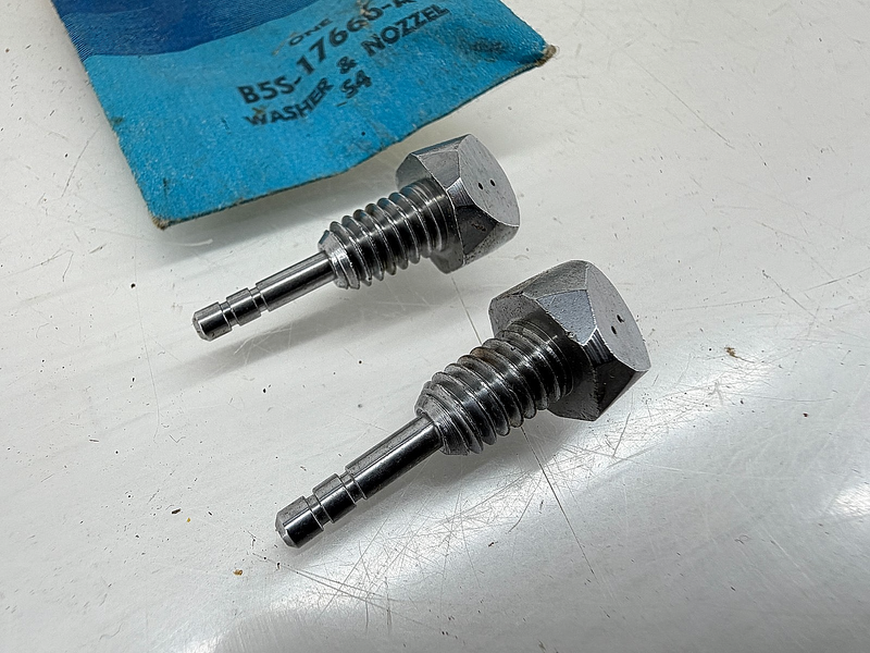 2- NOS 1955 1956 1957 Thunderbird 57 - 1966 F100 Windshield Washer Nozzle Pickup
