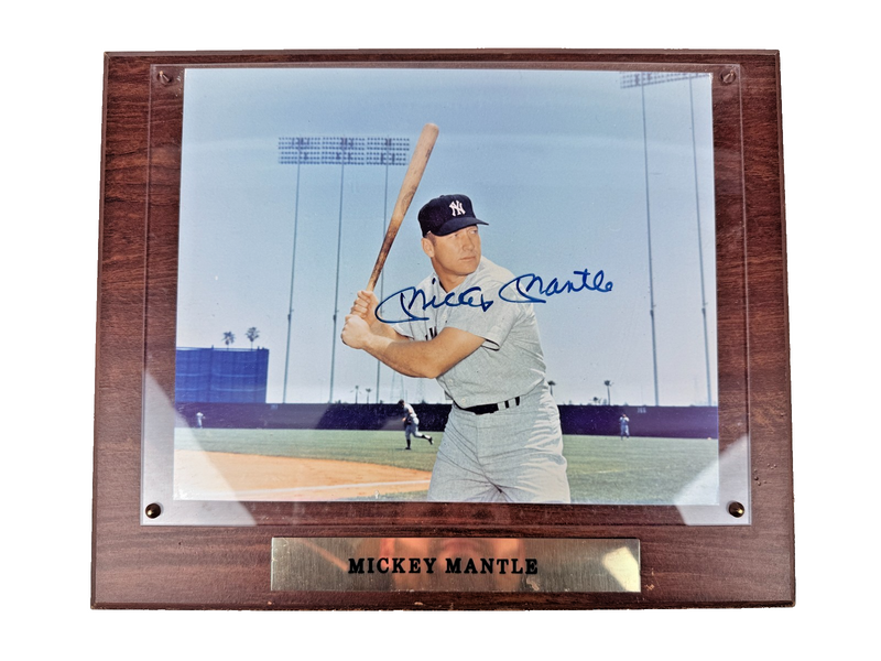Vintage Mickey Mantle Signed Autographed 8x10 Photo Auto Rare Yankees #7