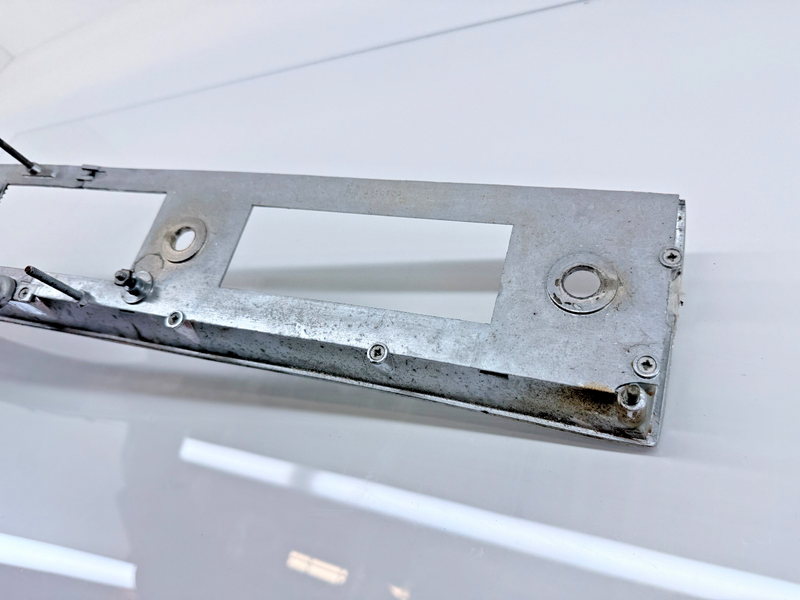 1956 CADILLAC SEDAN COUPE DEVILLE DASH MOLDINGS RADIO HEATER BEZEL TRIM B45-33