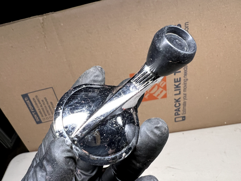 OEM 1958-1964 Impala Belair Chrome Vent Window Crank Handle PAIR 59 61 62 B22-1