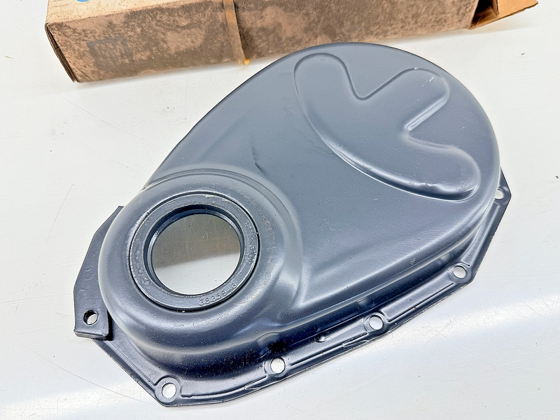NOS 1937 - 1962 Chevy Master Impala Bel Air Crankcase Timing Cover 838869 C72-24