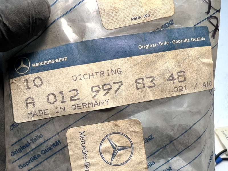 (6) NOS OEM Mercedes Injection Pump O-Ring 0129978348 AK0434 C3-22