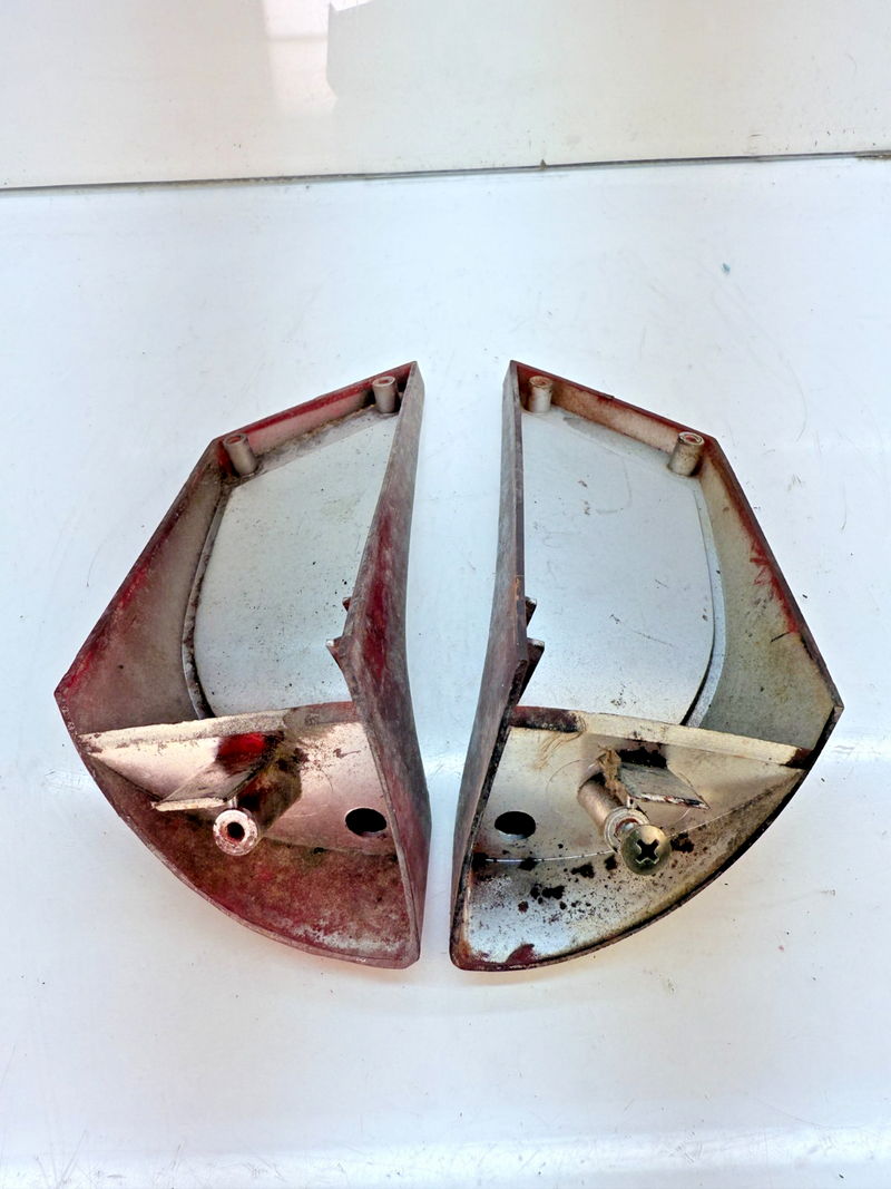 OEM 1959 1960 1961 CHEVROLET IMPALA ARM REST REFLECTORS B80-1