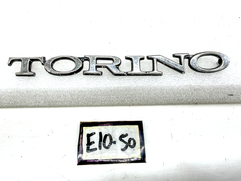 OEM 1968 1969 1970 FORD TORINO LETTER QUARTER EMBLEM C8OB-63291B62-A E10-50
