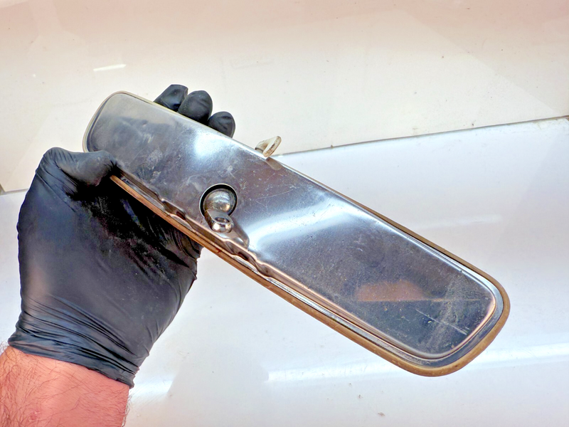 NICE Vintage Guide Glare-Proof 1960 Chevy Impala Rear View Mirror Access. B66-37