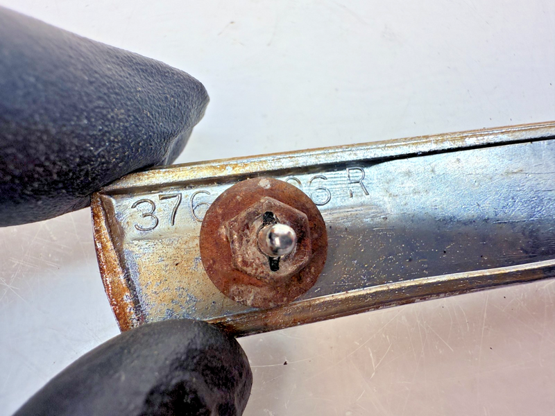 OEM 1960 Chevrolet Impala #6 Right Front Fender Chrome Molding Trim Louver E6-90