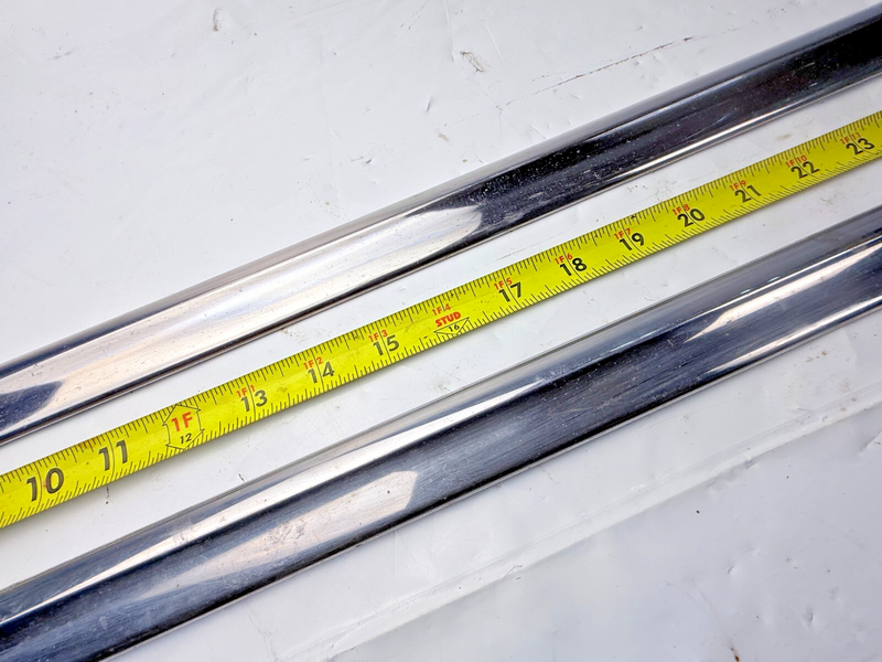 ORIGINAL 1956 CHEVROLET BEL AIR  Pair of FRONT DOOR TRIM Moulding S1-74
