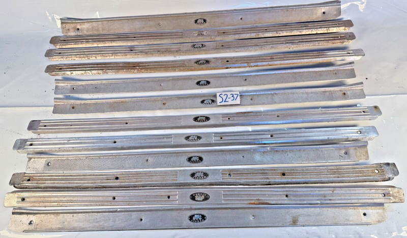 1959 - 1960 CHEVY IMPALA BELAIR Sill Scuff Plate Trim LOT 59 60 S2-35