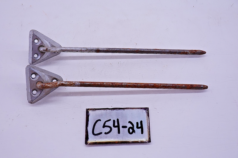 NOS OEM 1960 - 1965 Ford Fairlane Pair Sun Visor Bracket Arm C0DB-6404122 C54-24