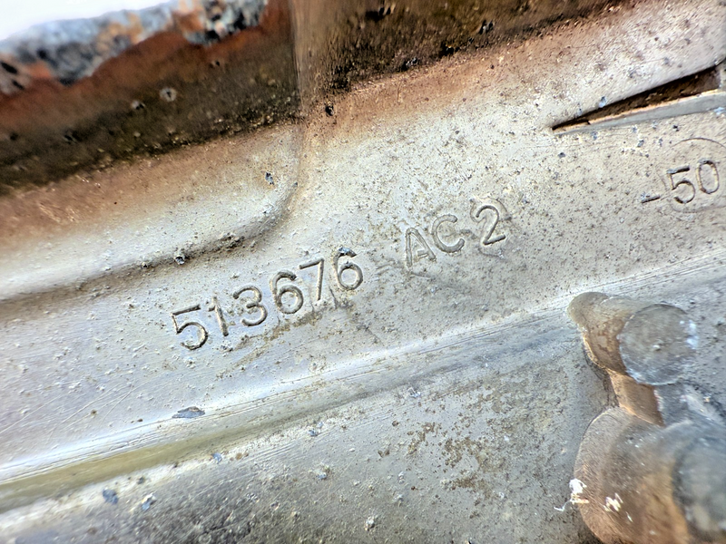 OEM GM Chrome Hood/Grille Ornament/Emblem 513676 1950 Pontiac Super Chief B3-25