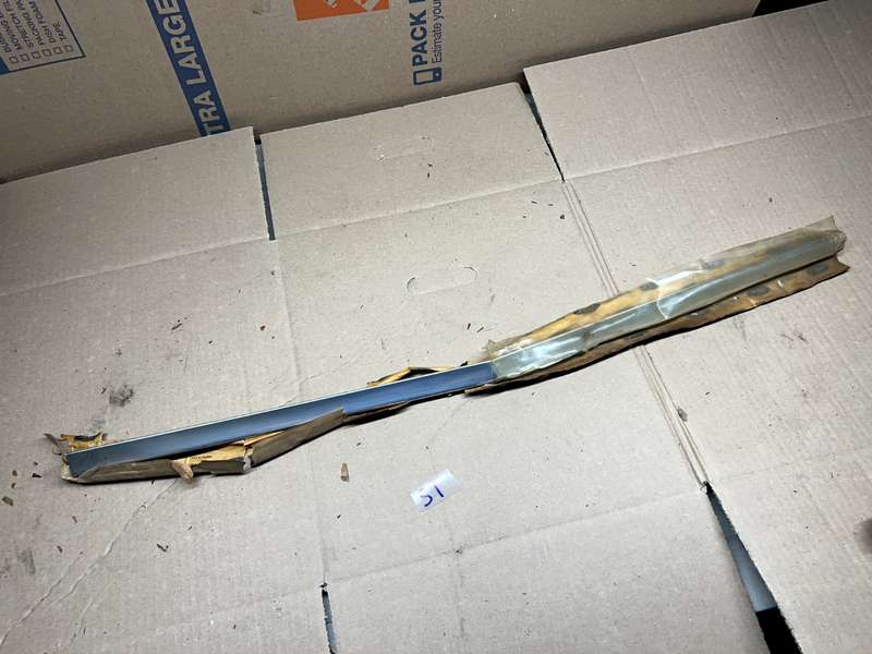 NOS OEM 1961-1963 Ford THUNDERBIRD Hood Trim Moulding 61 62 63 C1SZ-16959-A S1-4