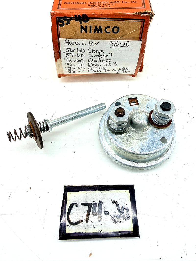NOS 1956 - 1961 FORD CHRYSLER DODGE TRUCKS SOLENOID REPAIR KIT SS-40 C74-20